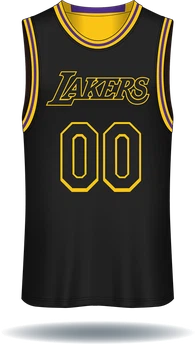 Koszulka koszykarska z okrągłym dekoltem, szybkoschnąca, oddychająca i pochłaniająca wilgoć